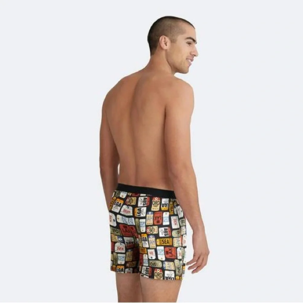 MeUNDIES men’s PACK YOUR BAGS BOXER BRIEF NO FLY OPENING